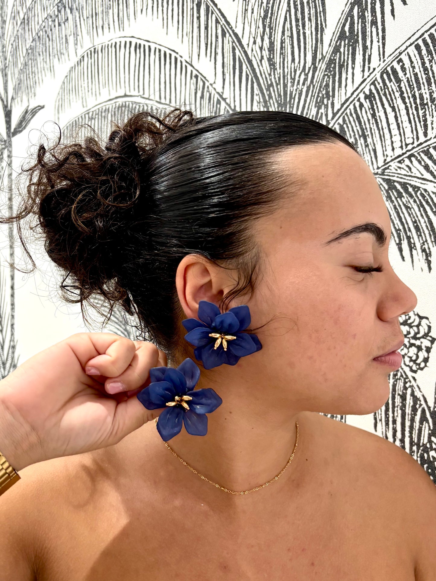 Boucles d’Oreilles Fleur XXL