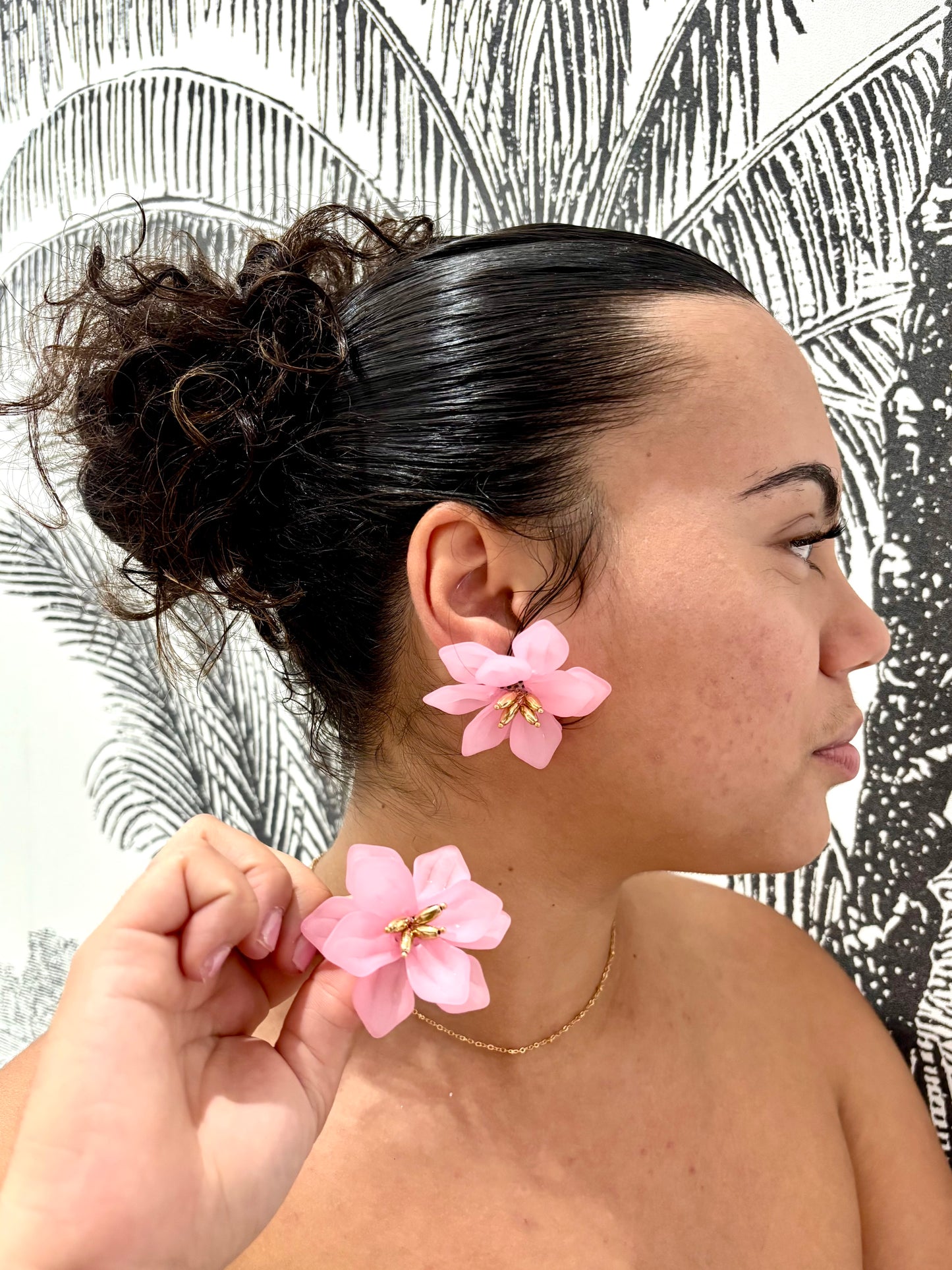 Boucles d’Oreilles Fleur XXL