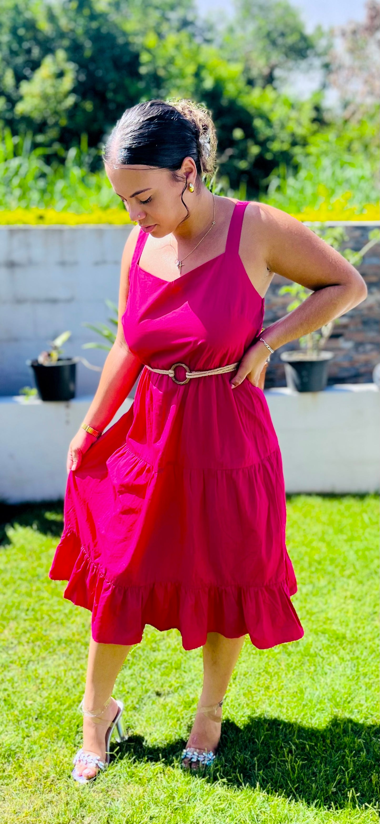 Robe plissée