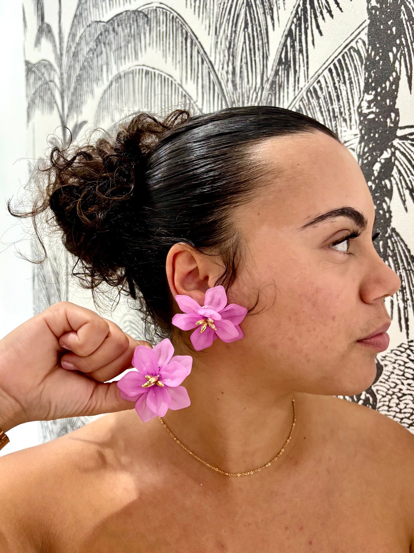 Boucles d’Oreilles Fleur XXL