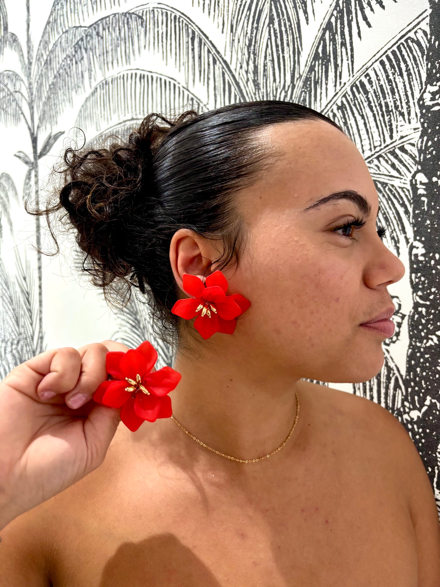 Boucles d’Oreilles Fleur XXL