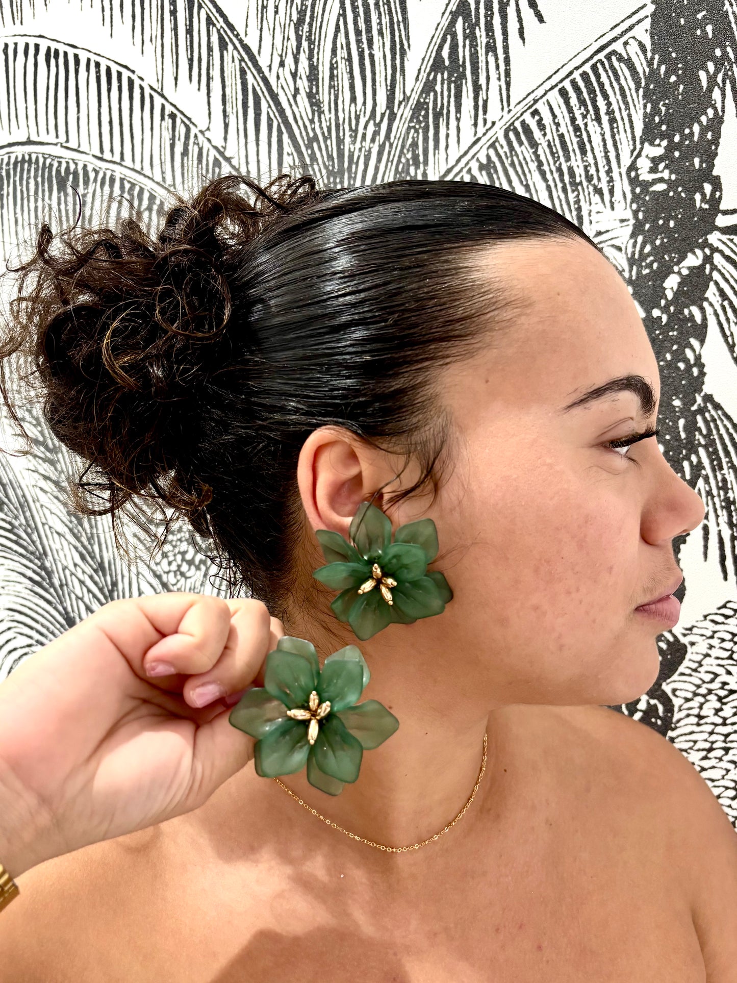 Boucles d’Oreilles Fleur XXL