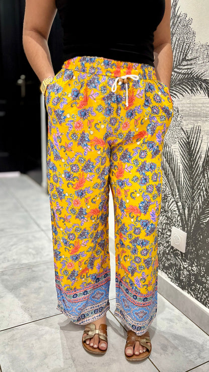 Pantalon fluide M divers motifs
