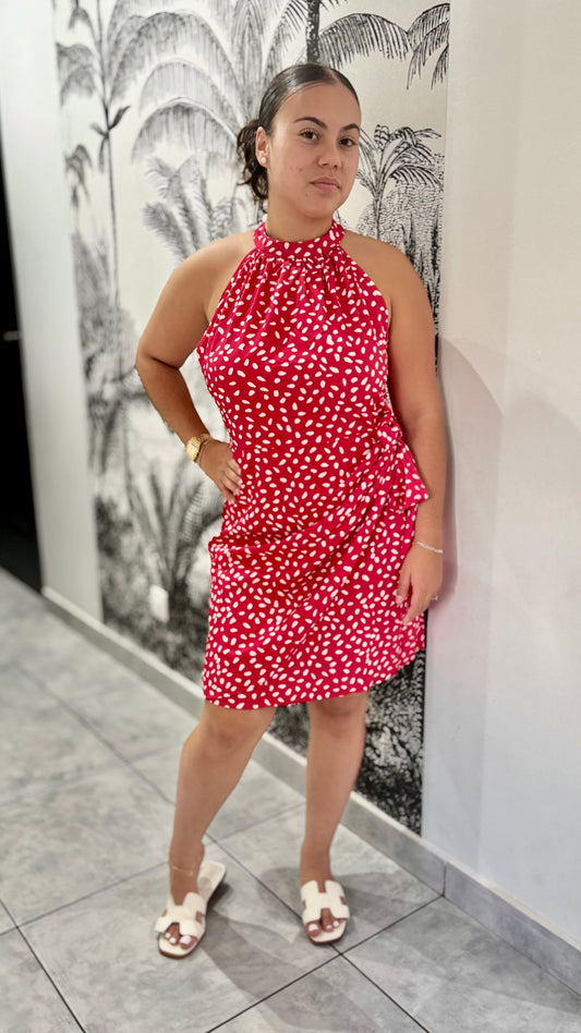 Robe courte à nouer