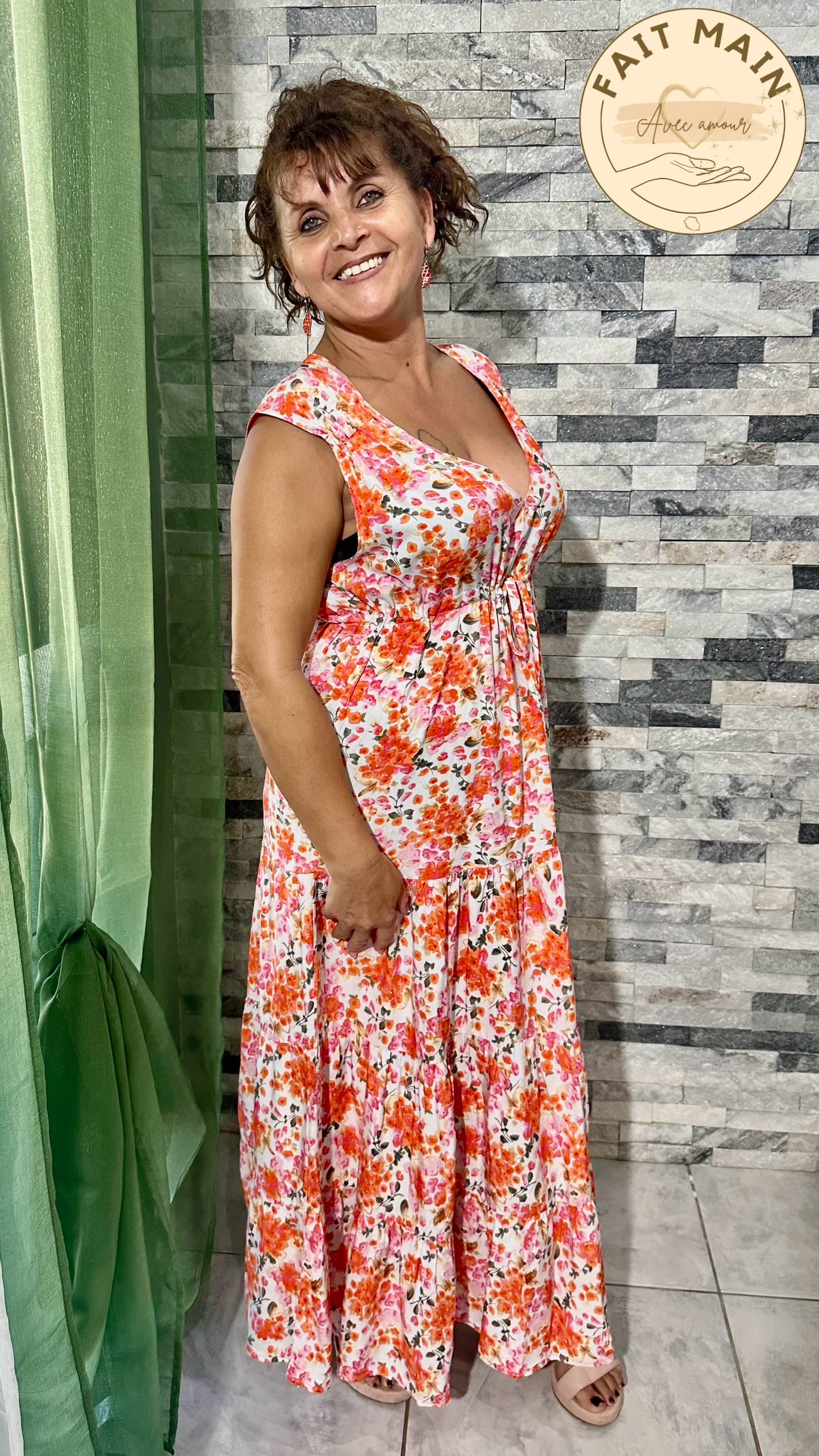 Robe Longue à motif
