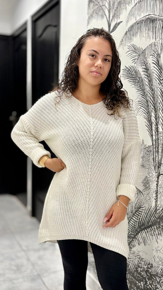 Tunique pull en maille