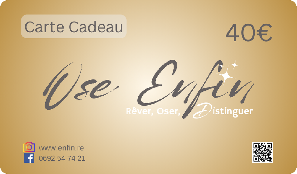 Bon cadeau Ose Enfin