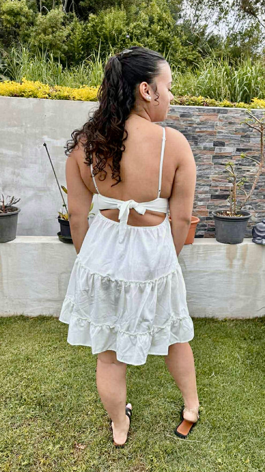 🤍 Robe dos nu dentelle Pure Romance