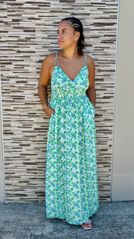 Robe longue à poche