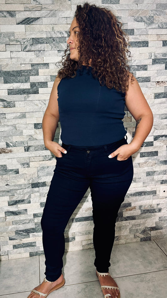 Jean slim extensible Marine