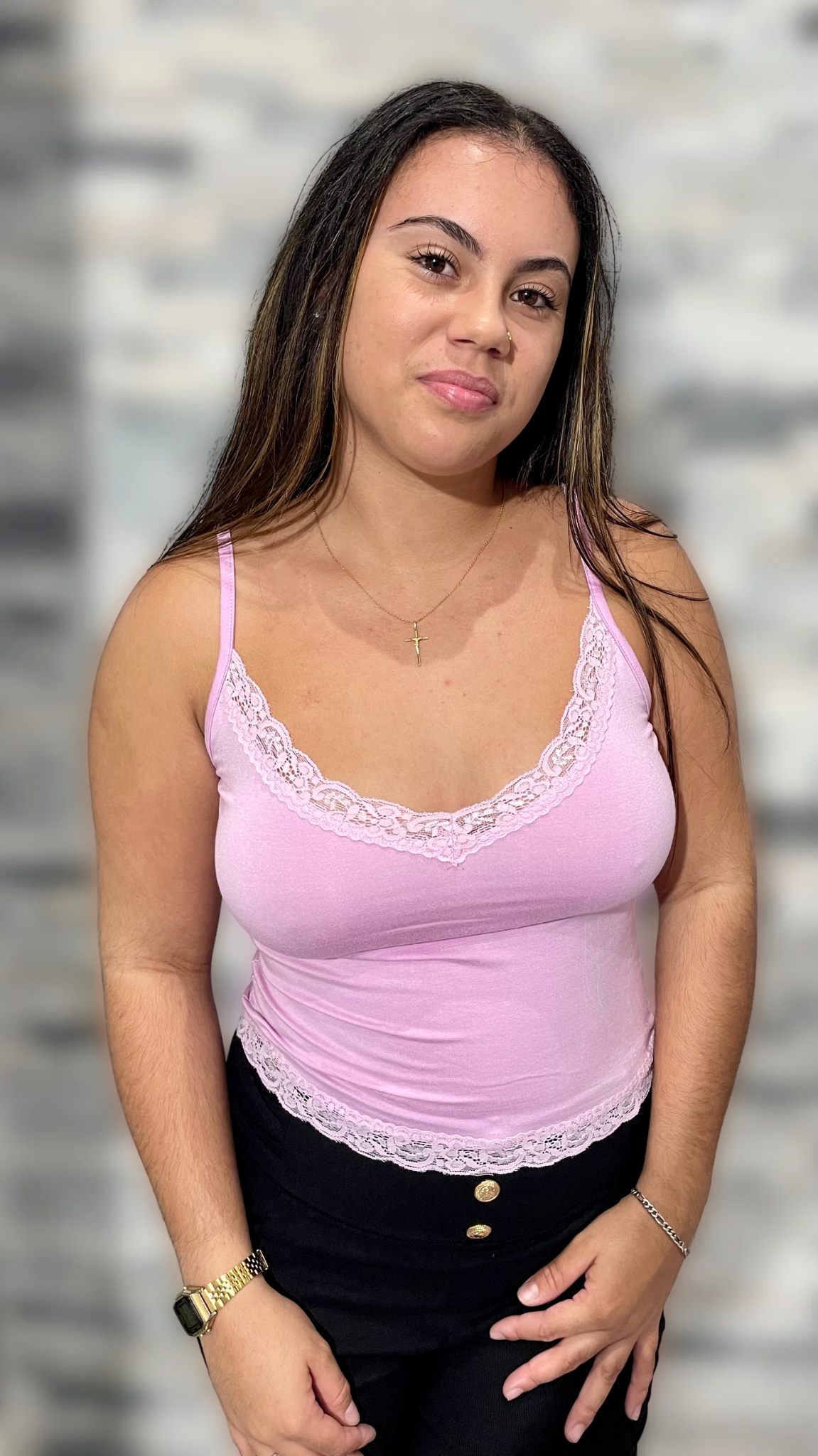 Top à dentelle